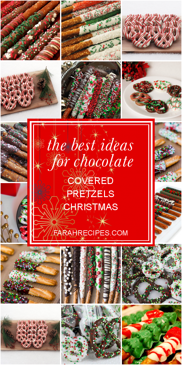 Scott´s Cakes Milk Chocolate Covered Pretzels with Christmas Red